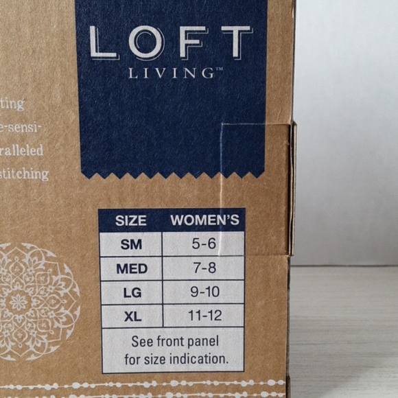 Loft living womens ultra soft memory foam slippers - Picture 3 of 8